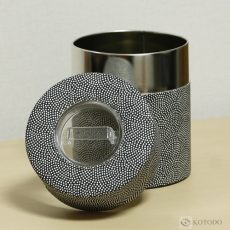 和紙和染缶平型（中が見える取っ手付） 