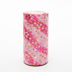 和紙和染缶 (長型200gスタンダード和紙 流れ桜ピンク)